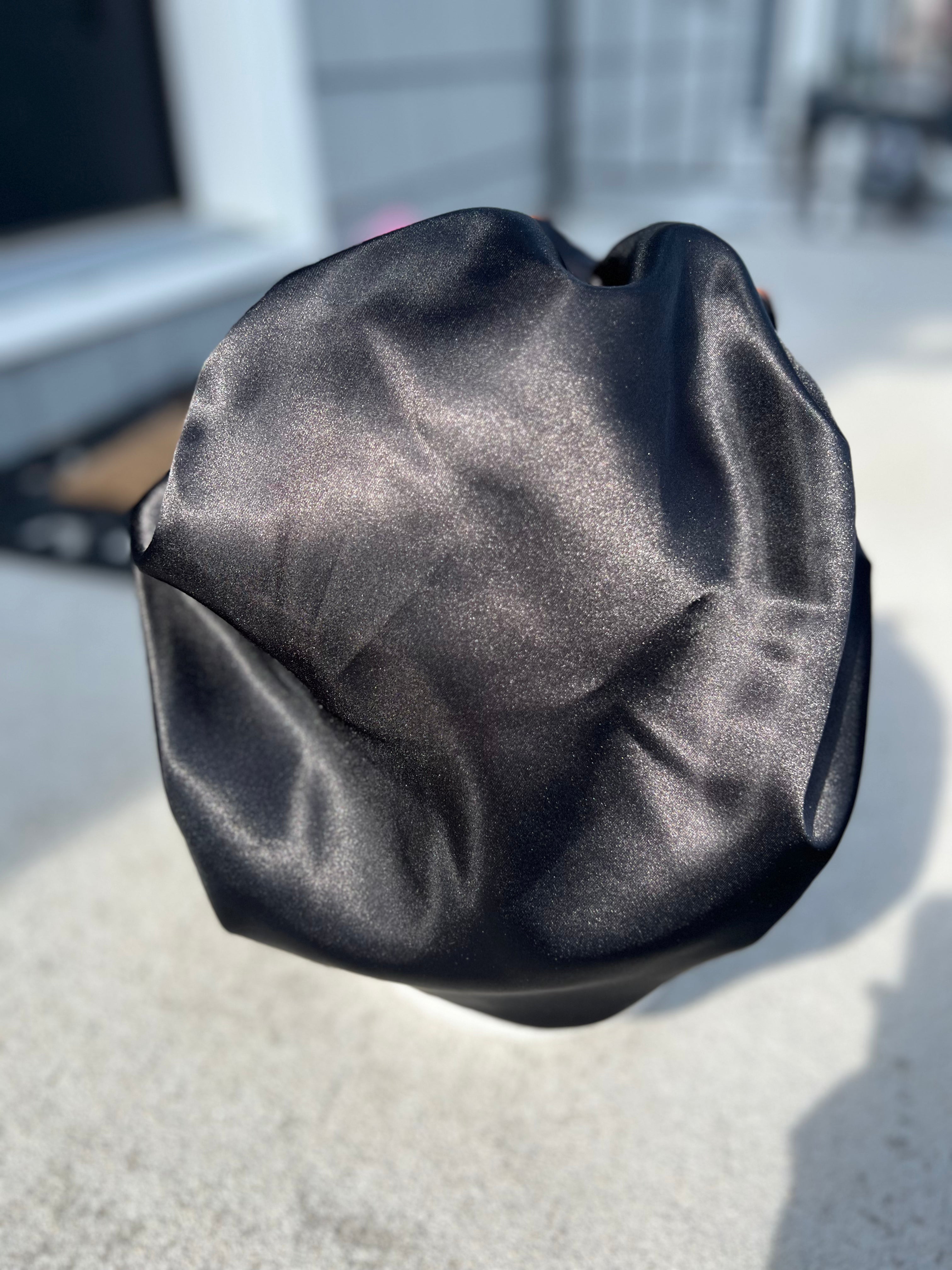 Brown & Black Reversible Bonnet