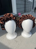 His & Hers Set – Brown & Black Reversible Bonnet