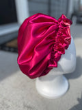 Fuchsia & Coral Reversible Bonnet