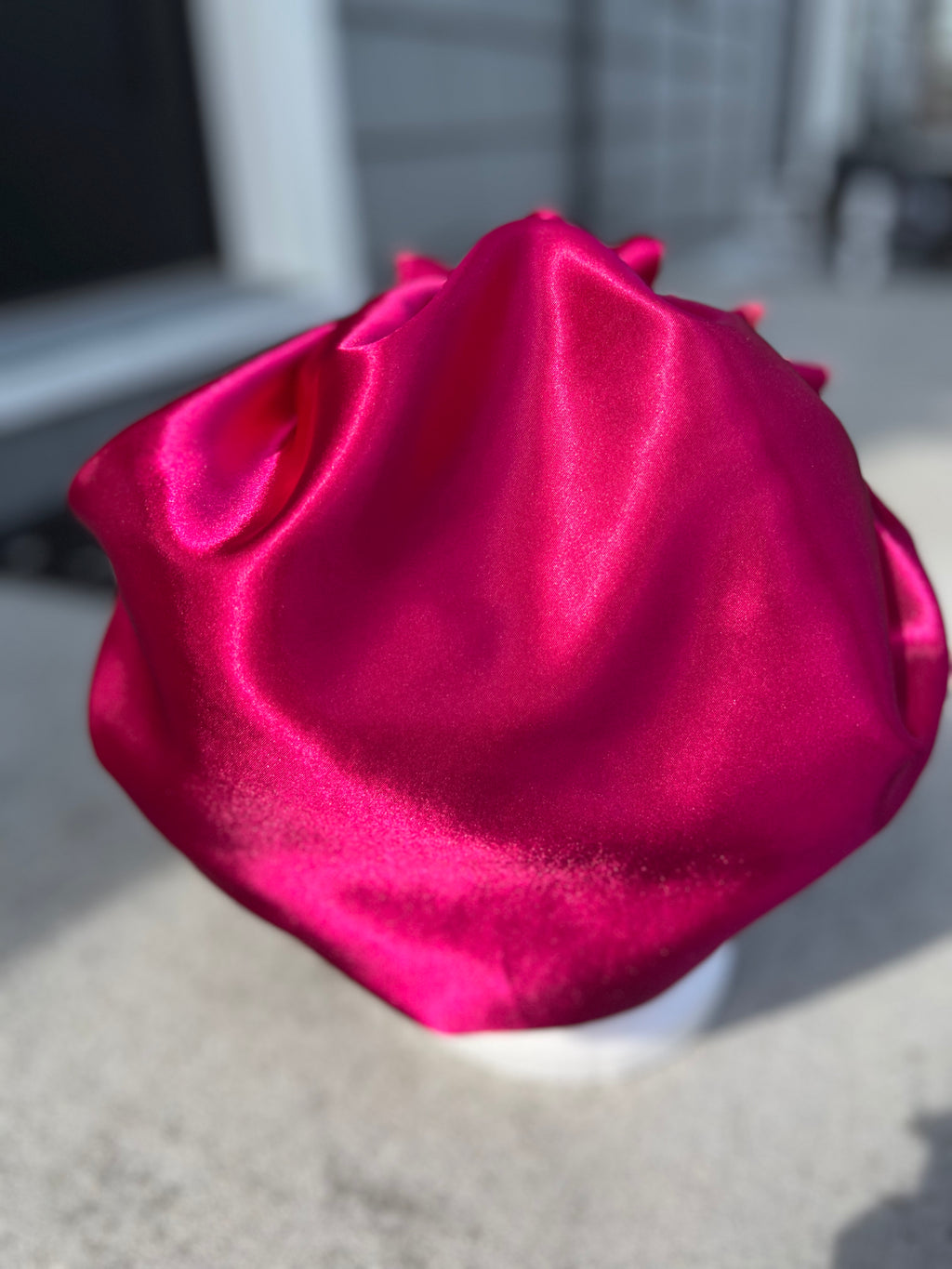 Fuchsia & Coral Reversible Bonnet