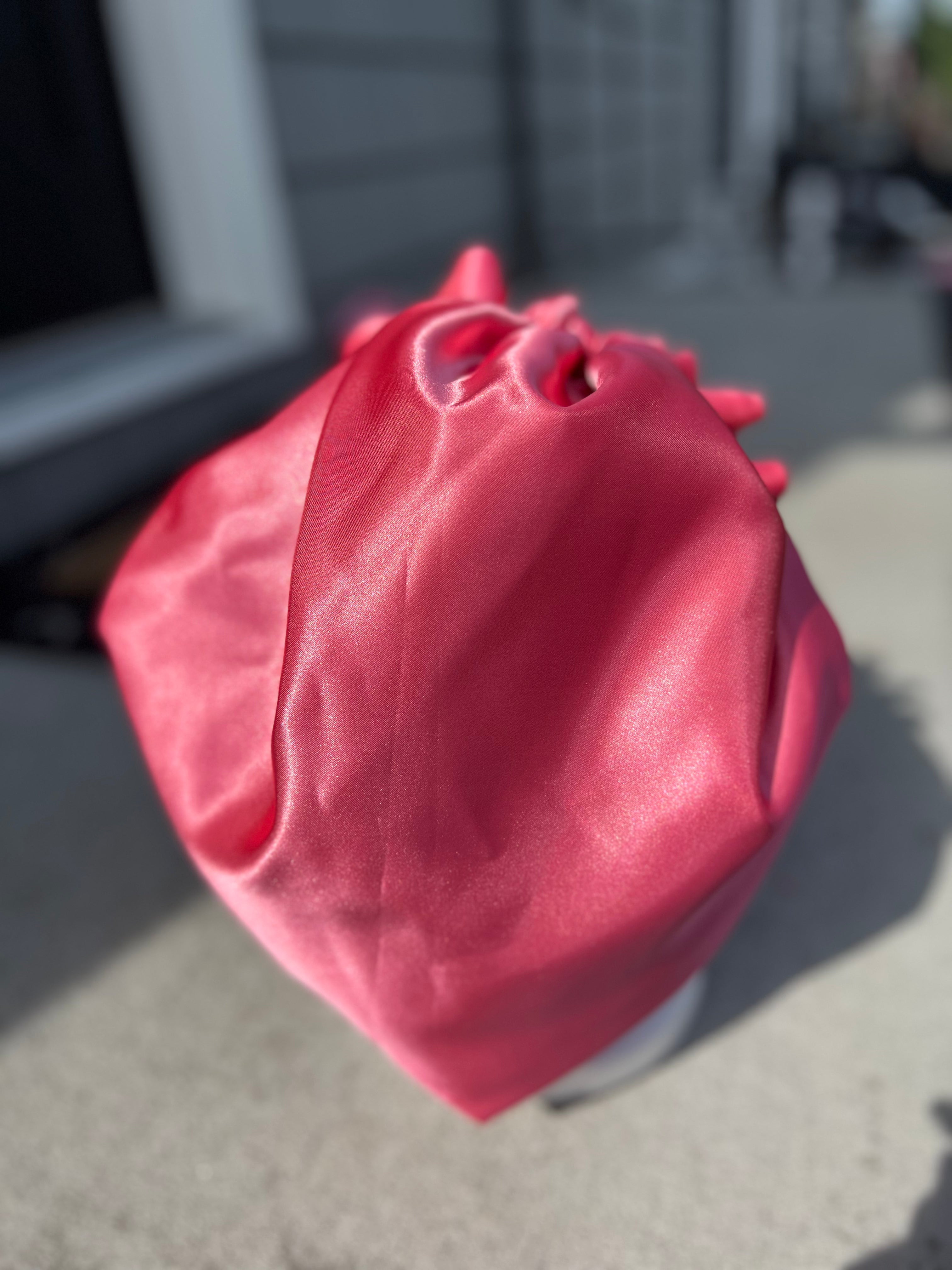Fuchsia & Coral Reversible Bonnet