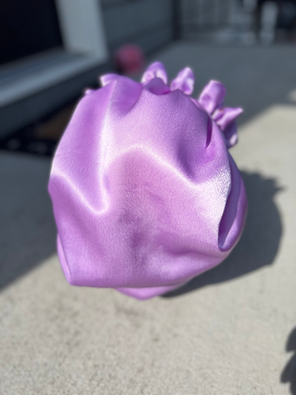 Baby Pink & Lilac Reversible Bonnet