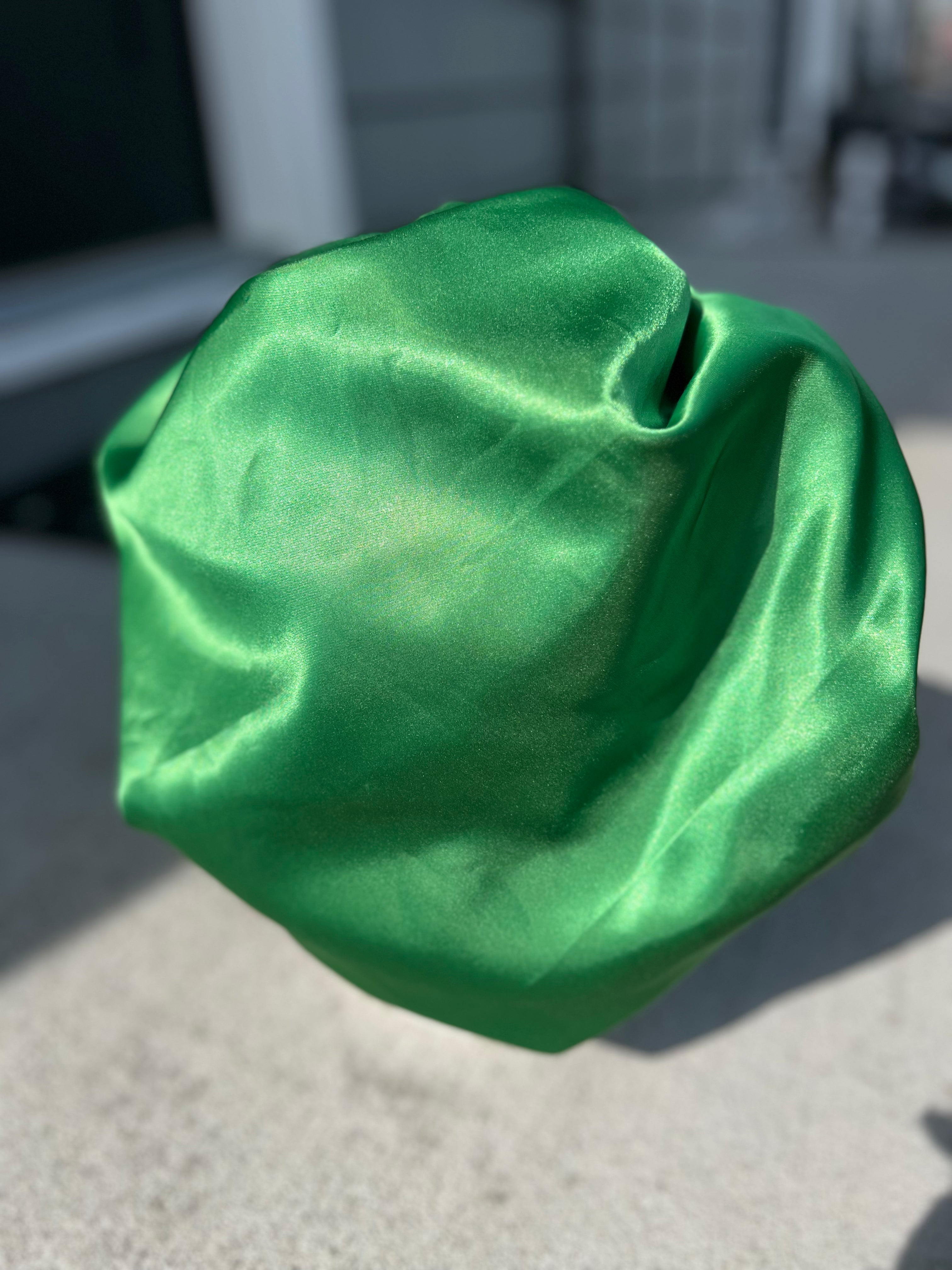 Green & White Reversible Bonnet